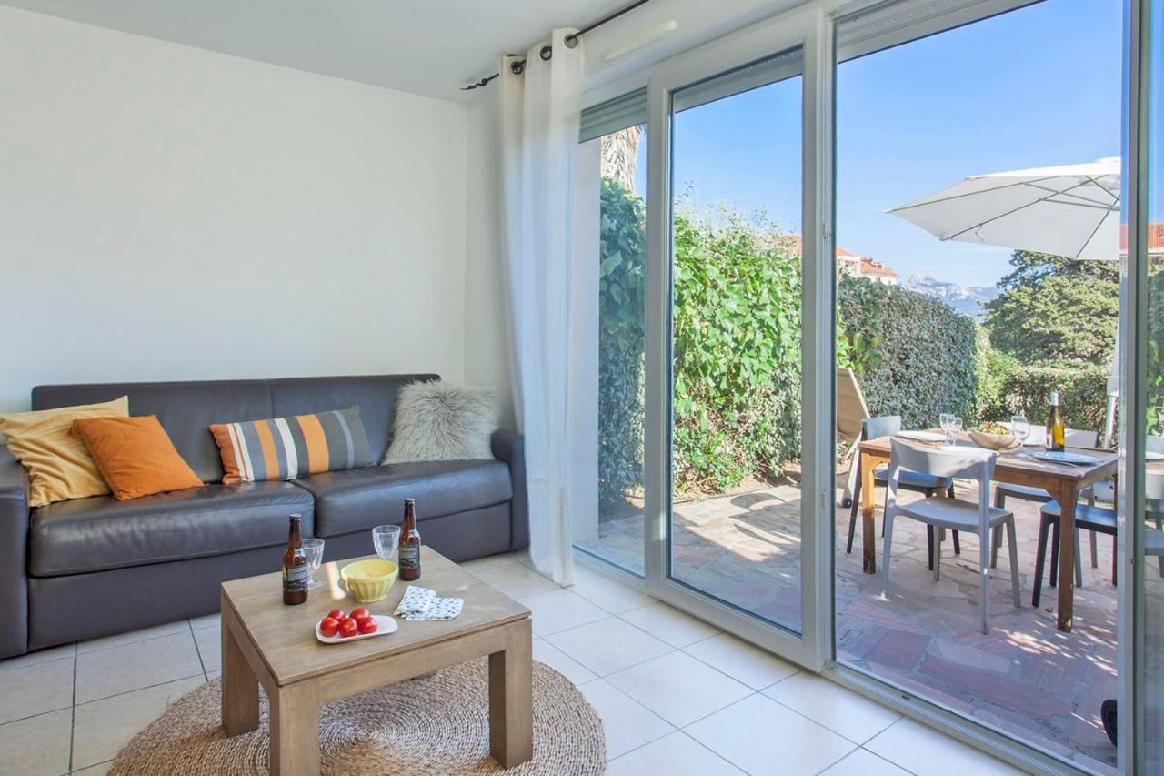 Mare Appart Avec Jardin Et Bbq Vue Mer Et Montagne Plage Et Port A 2 Pas กาลวี ภายนอก รูปภาพ