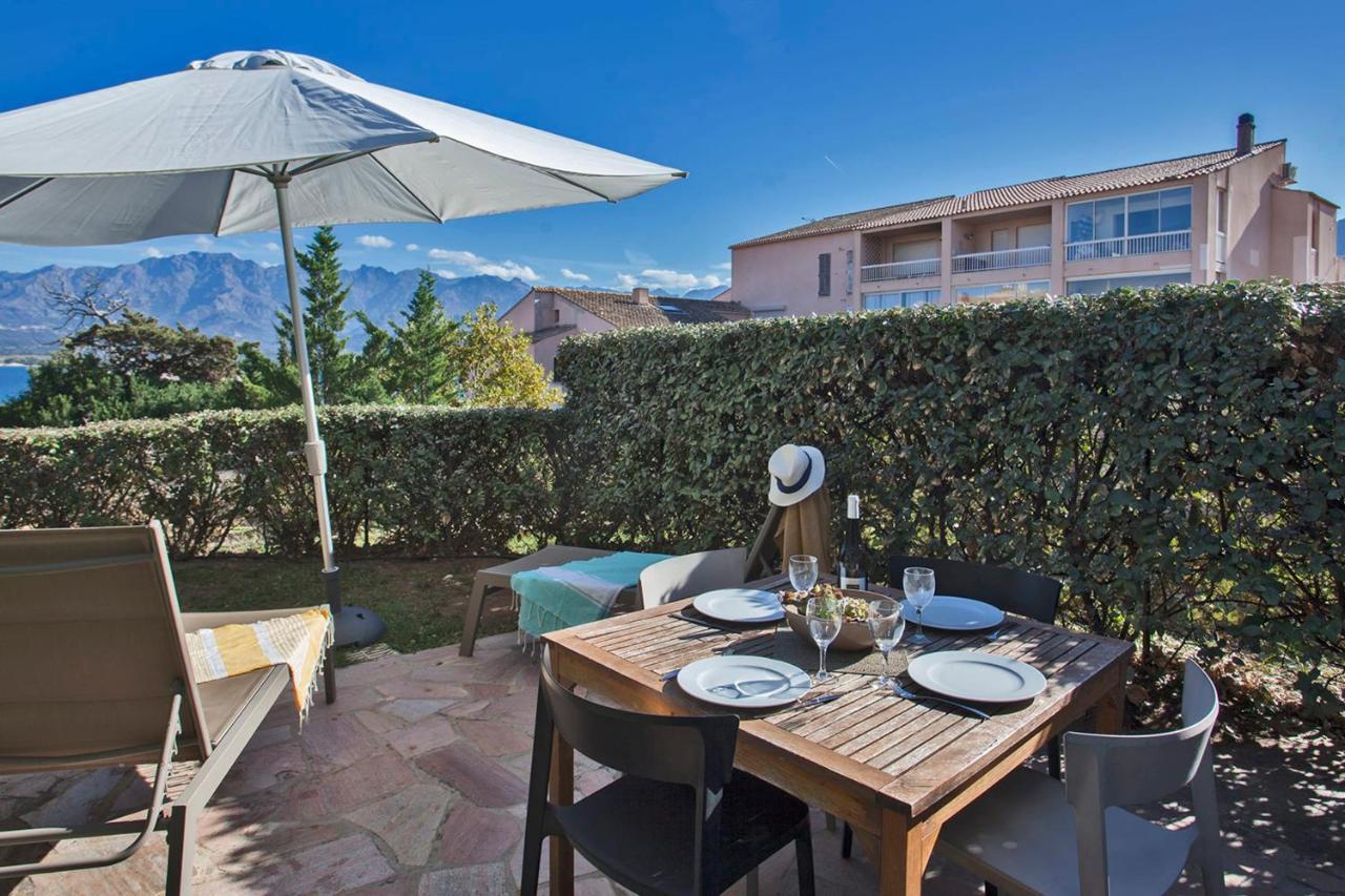 Mare Appart Avec Jardin Et Bbq Vue Mer Et Montagne Plage Et Port A 2 Pas กาลวี ภายนอก รูปภาพ